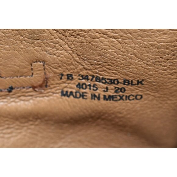 $450 FRYE Paige Tall Riding KNEE Boot LAYERED SHAFT LEATHER BLACK 7 (MG29) - Picture 8 of 8